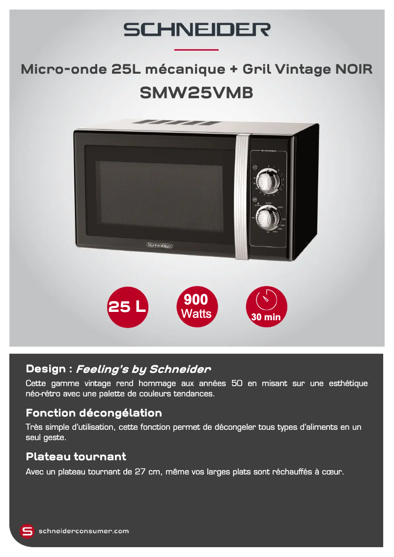 Image de la première page du manuel de l'appareil SMW25VMB