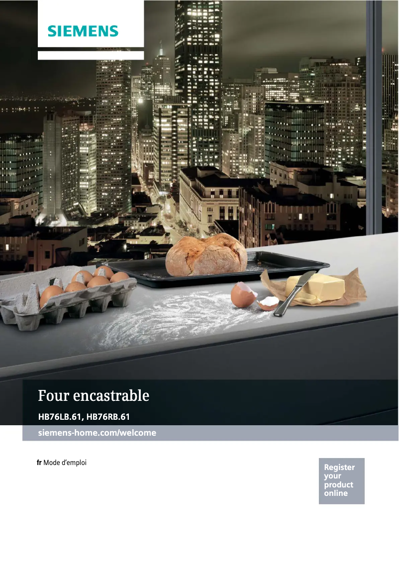 Page n°1 - Manuel utilisateur Siemens HB76RB561