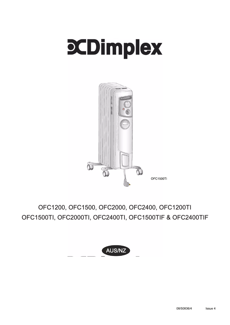 Imagen de la primera página del manual del dispositivo OFC1500TIFW