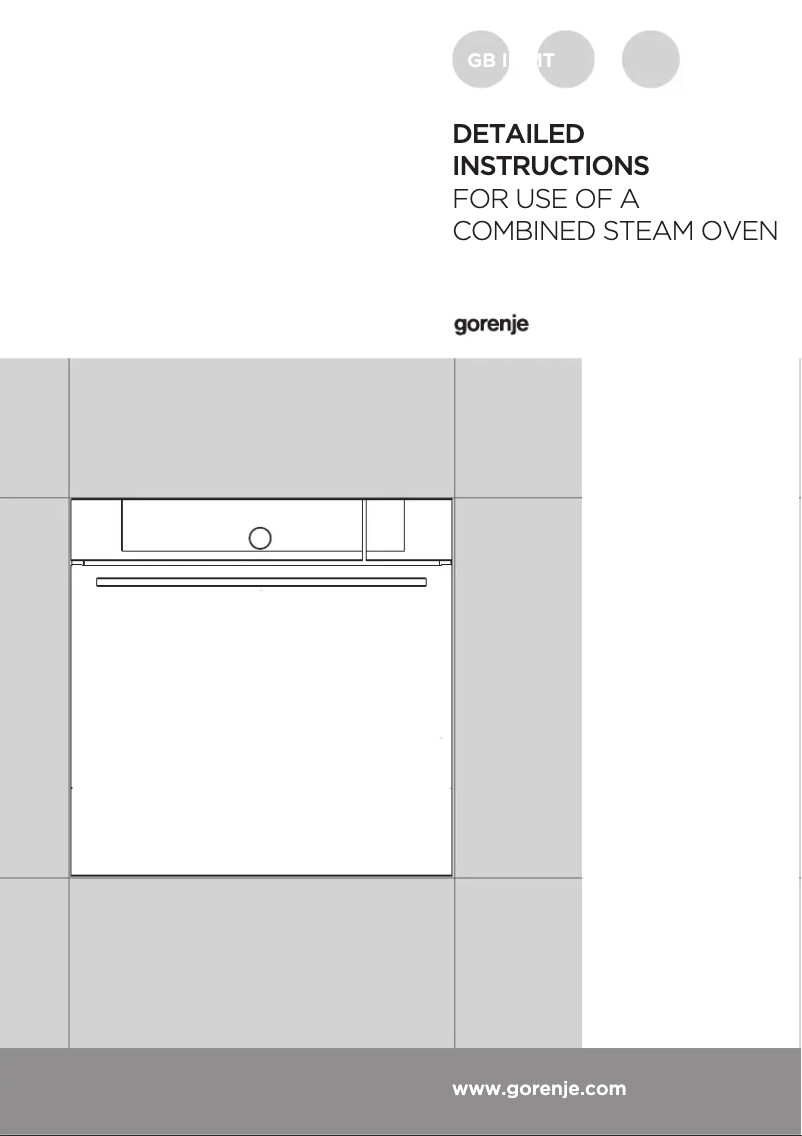 Page n°1 - Manuel utilisateur Gorenje BCS798S24BG