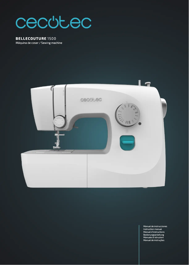 Page n°1 - Manuel utilisateur Cecotec BelleCouture 1500