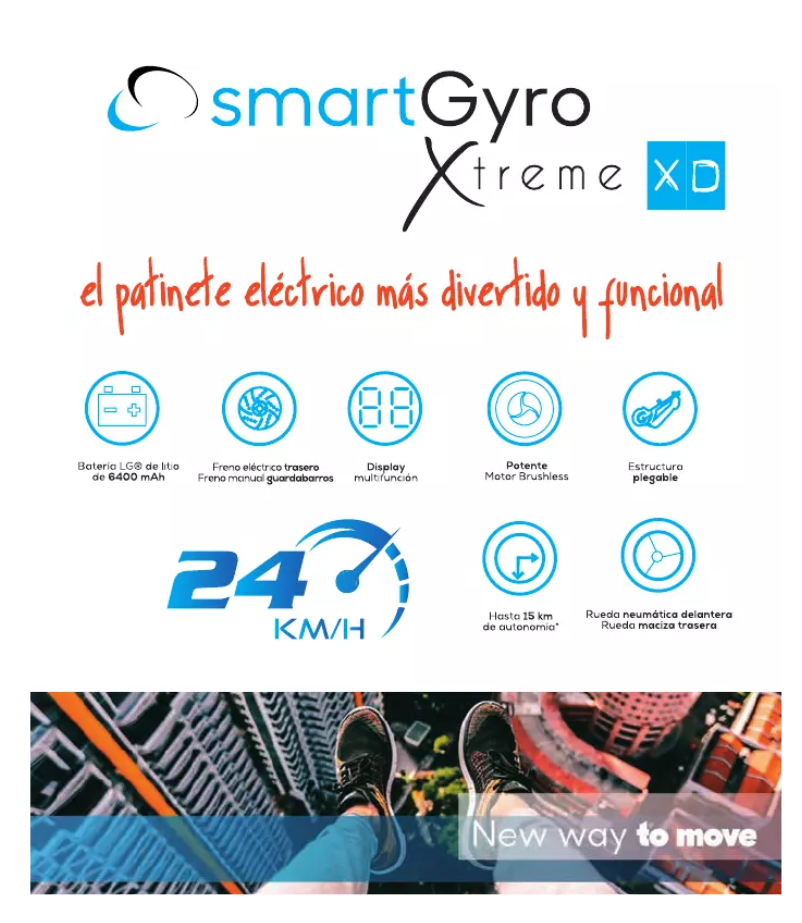 Page 1 de la notice Manuel utilisateur smartGyro Xtreme XD