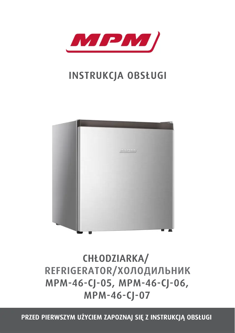 Image de la première page du manuel de l'appareil MPM-46-CJ-06