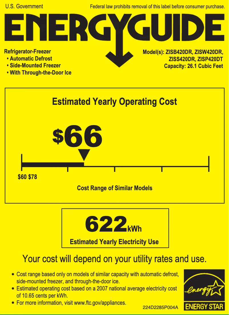 Image de la première page du manuel de l'appareil ZISB420DR