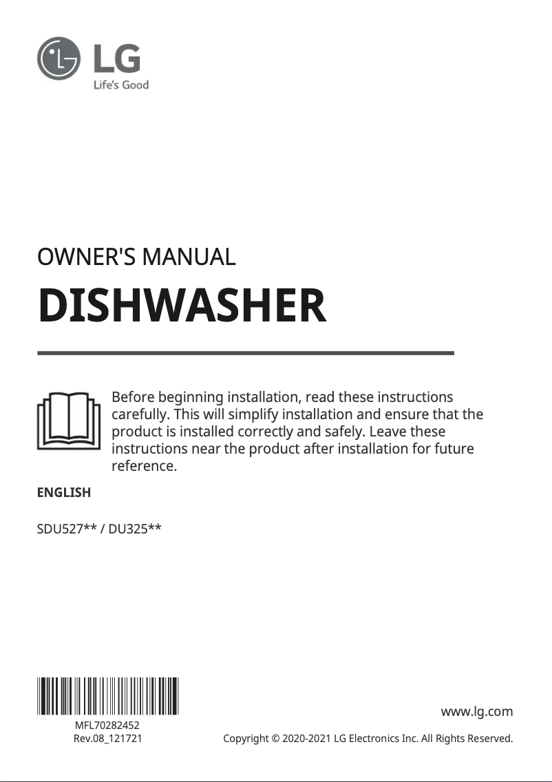 Página 1 del manual Manual de usuario LG SDU527HS