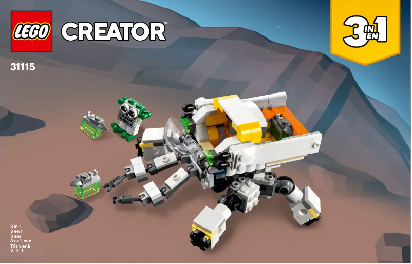 Page 1 de la notice Manuel utilisateur Lego Creator 31115