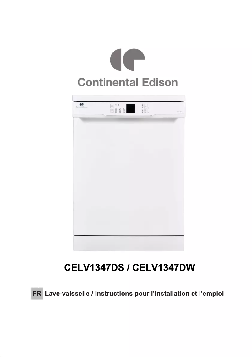 Page n°1 - Manuel utilisateur Continental Edison CELV1347DW