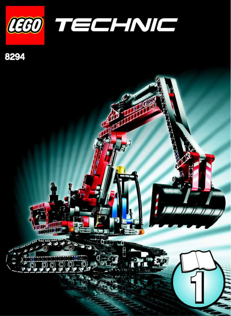Page 1 de la notice Manuel utilisateur Lego Technic Kettenbagger-Co-pack