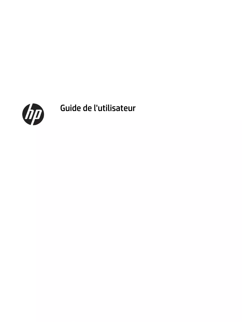Page 1 de la notice Manuel utilisateur HP E344c