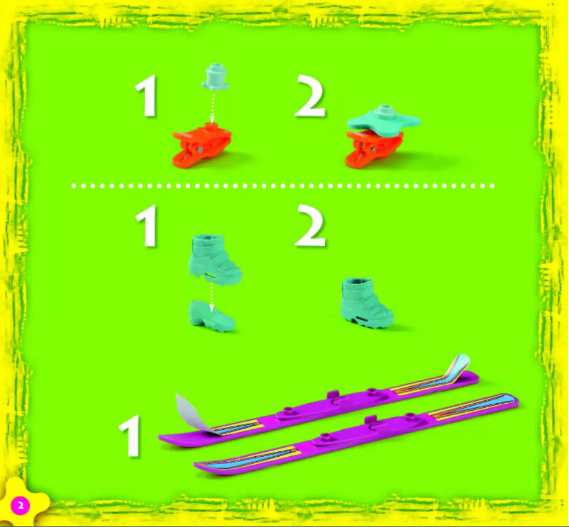 Page 1 de la notice Manuel utilisateur Lego Scala 3151