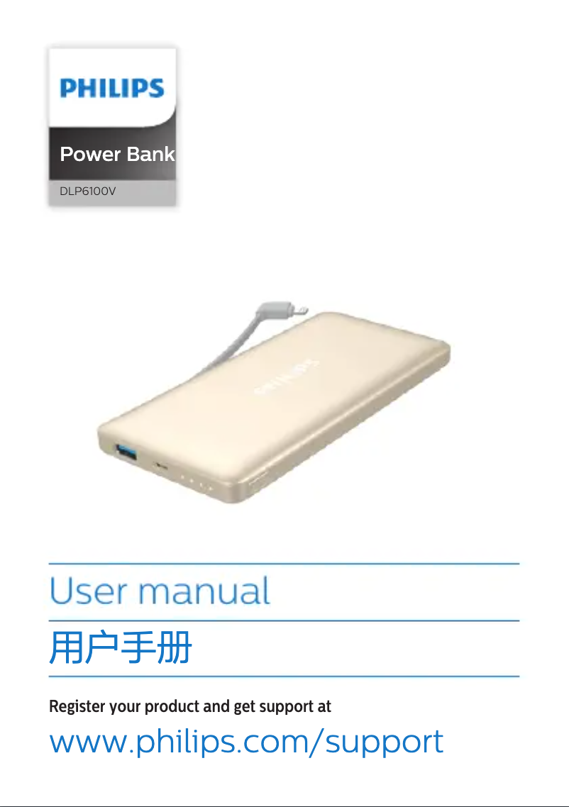 Image de la première page du manuel de l'appareil DLP6100