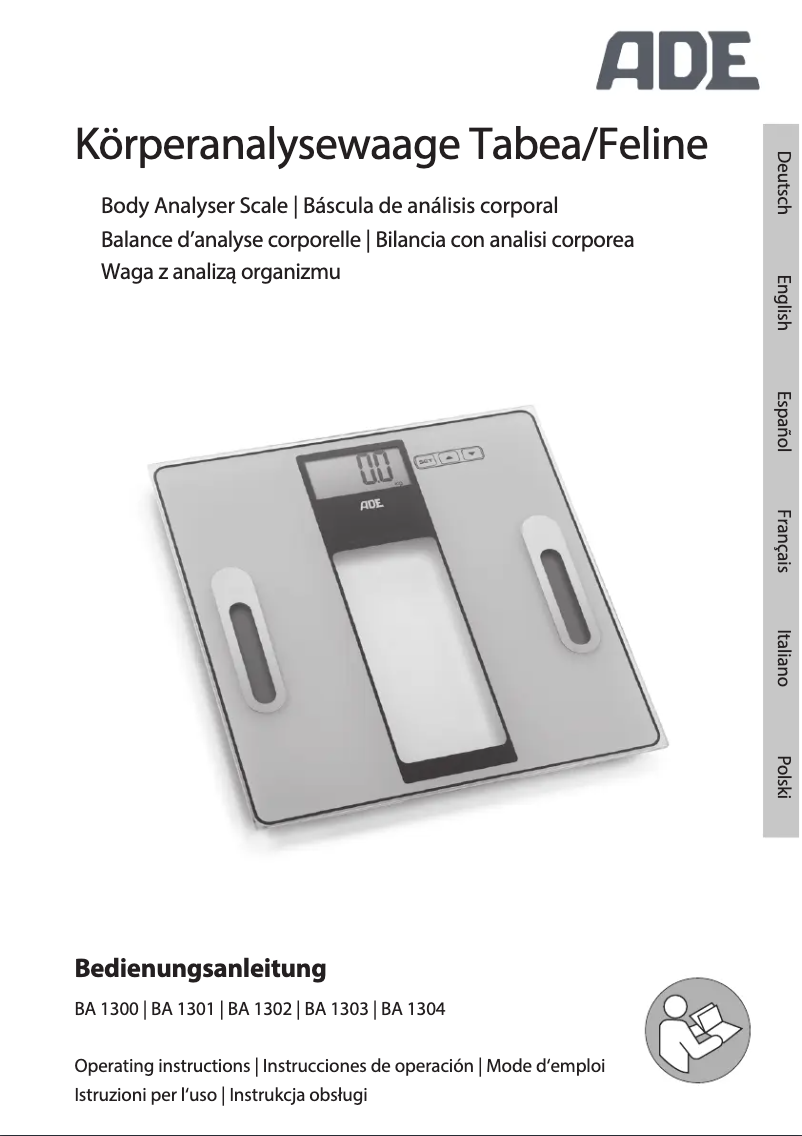 Page n°1 - Manuel utilisateur ADE Tabea BA 1300