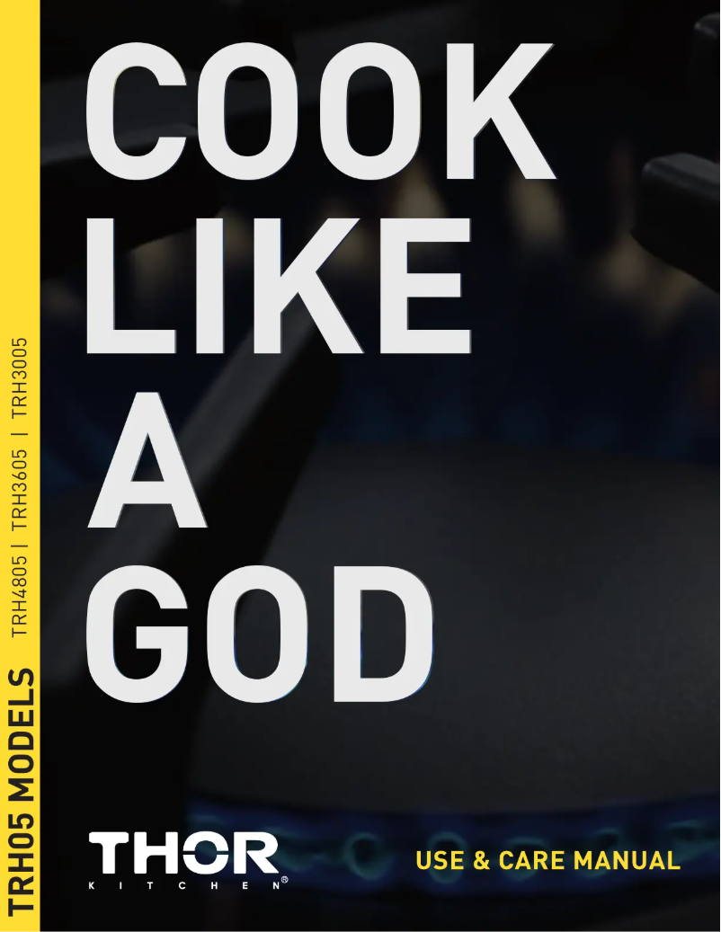 Page 1 de la notice Manuel utilisateur Thor TRH3005