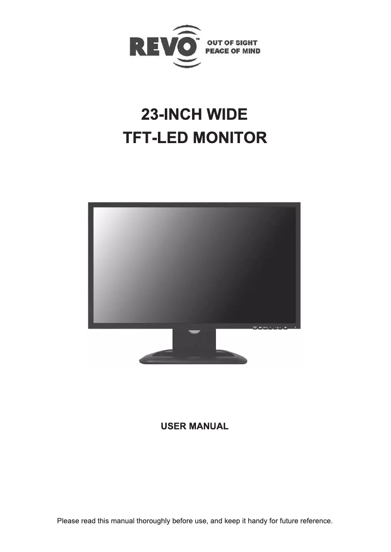 Página 1 del manual Manual de usuario REVO RM23-OR1