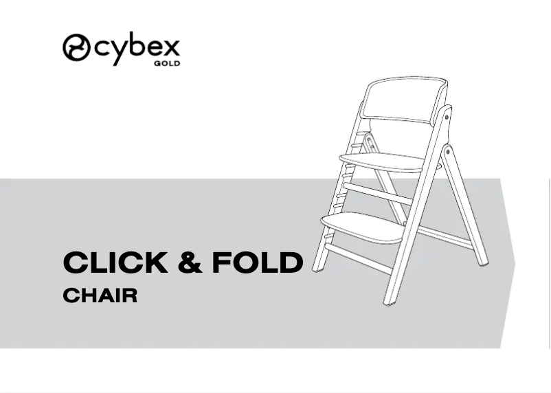 Page 1 de la notice Manuel utilisateur Cybex Click & Fold Chair