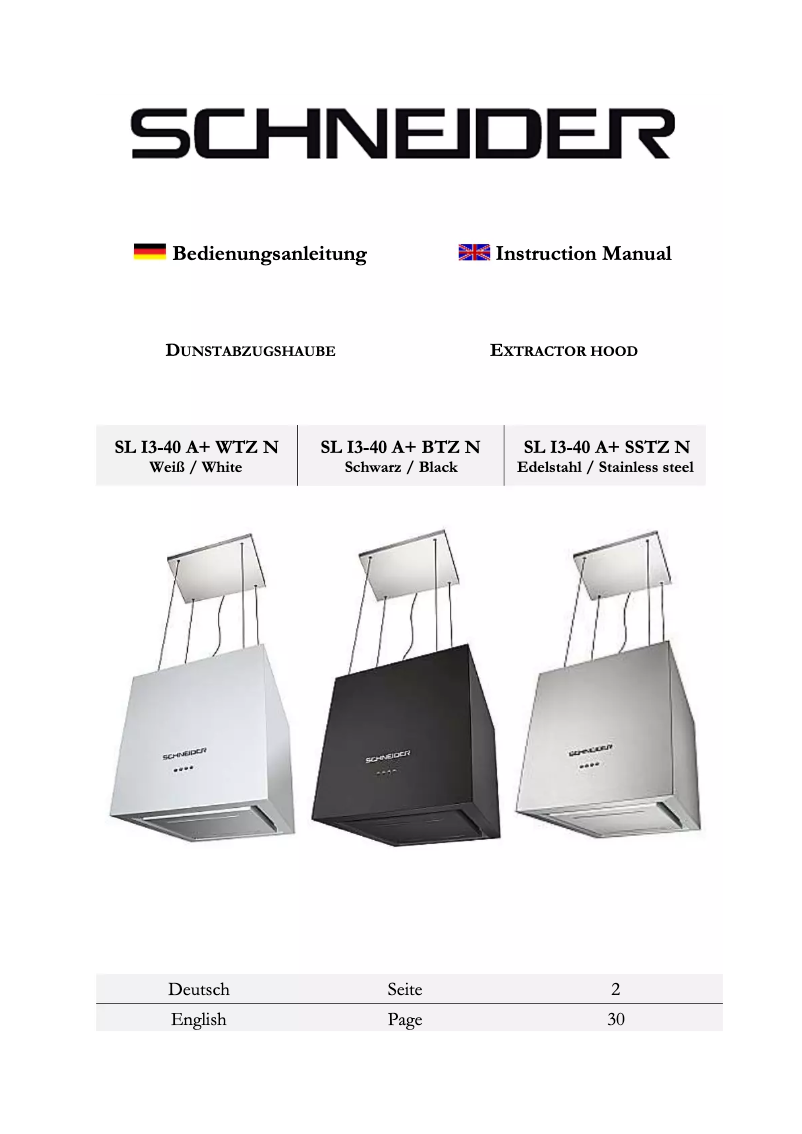 Imagen de la primera página del manual del dispositivo I 3-40 A+ WTZ