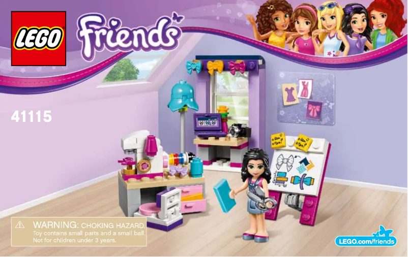 Page 1 de la notice Manuel utilisateur Lego Friends 41115