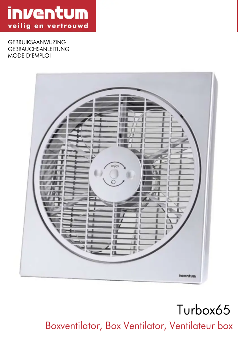 Page 1 de la notice Manuel utilisateur Inventum TURBOX65