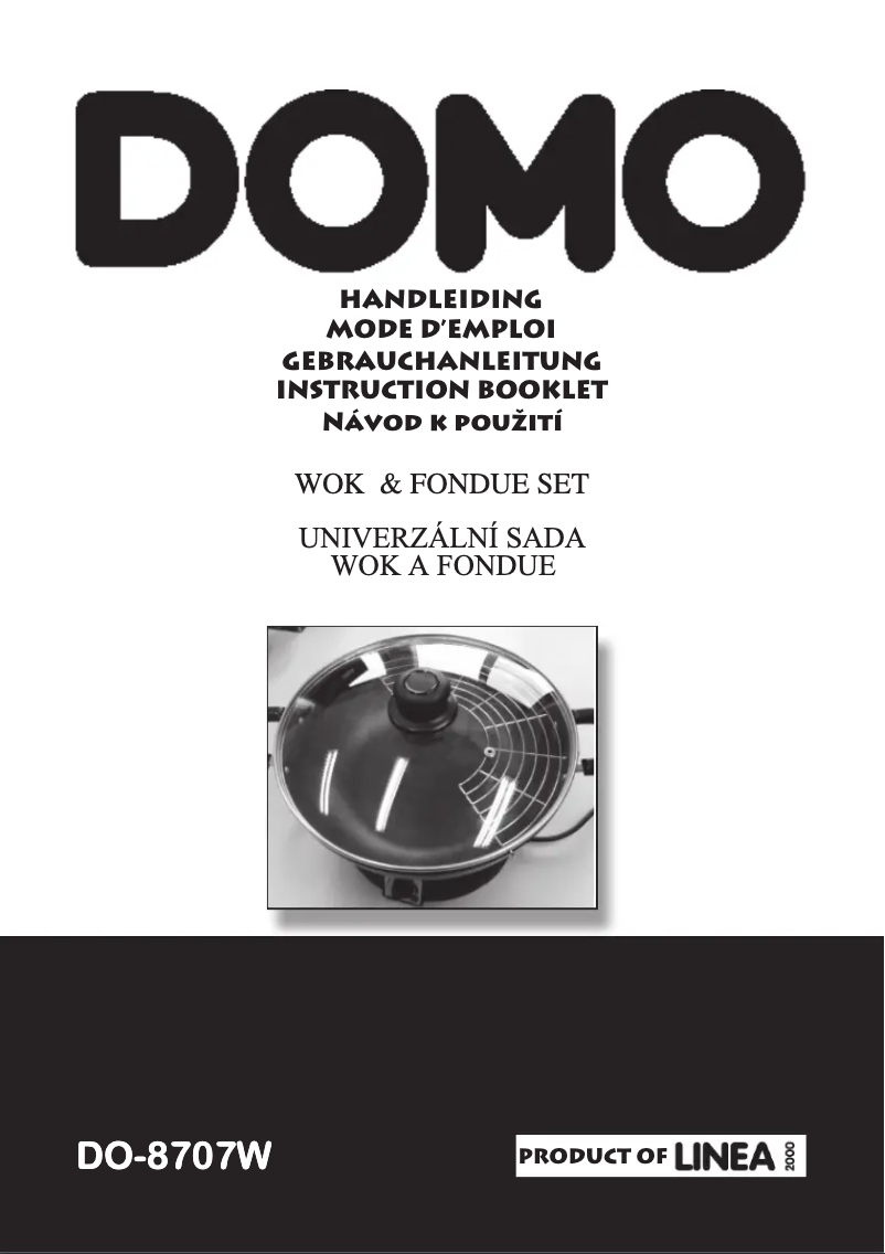 Page n°1 - Manuel utilisateur Domo DO8707W