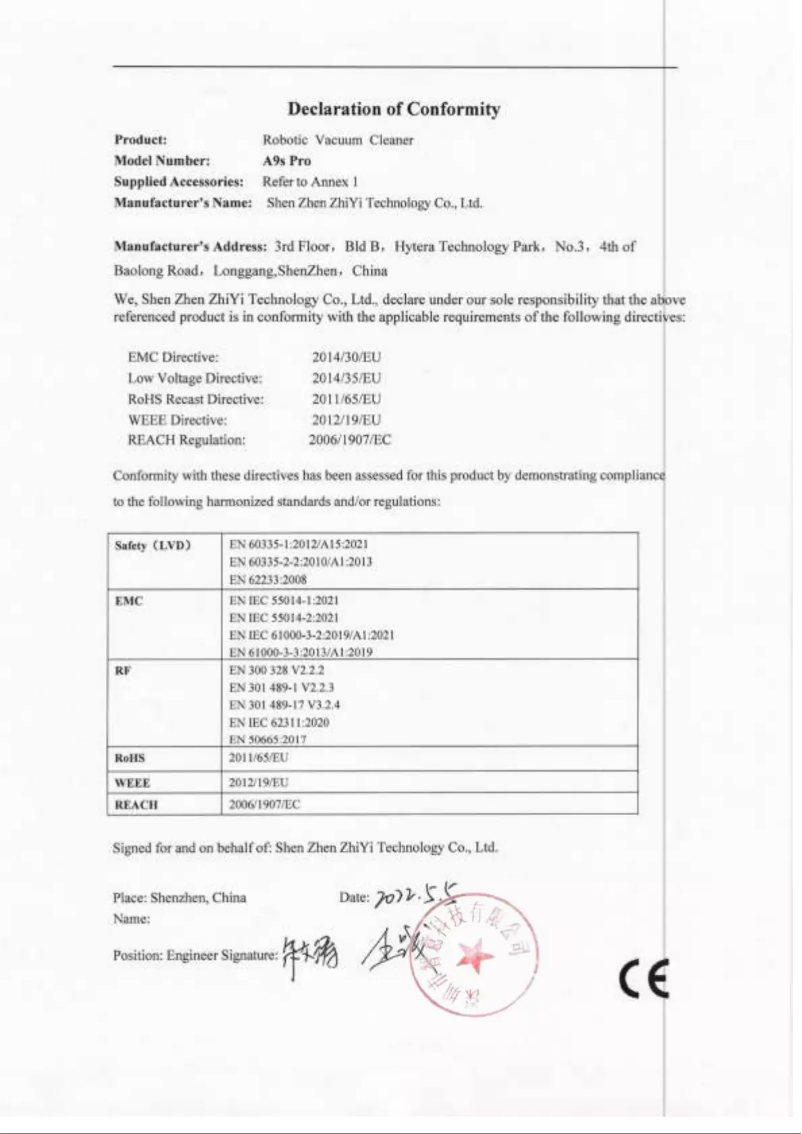 Image de la première page du manuel de l'appareil A9sPro