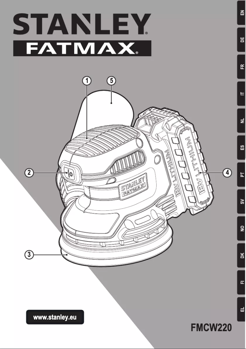 Page 1 de la notice Manuel utilisateur Stanley FMCW220