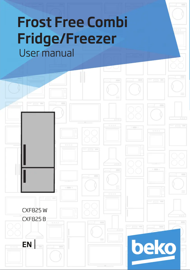 Image de la première page du manuel de l'appareil CXF825B