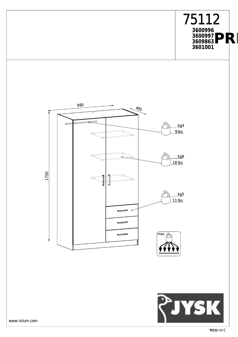 Imagen de la primera página del manual del dispositivo Price Star (96x176x50)