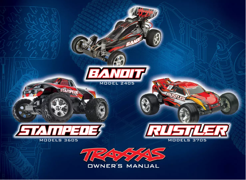 Page n°1 - Manuel utilisateur Traxxas Rustler