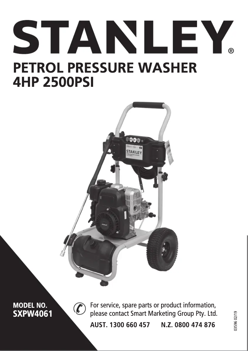 Page 1 de la notice Manuel utilisateur Stanley SXPW4061