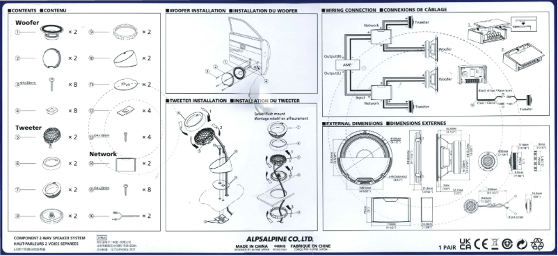 Page 1 de la notice Manuel utilisateur Alpine R2-S652