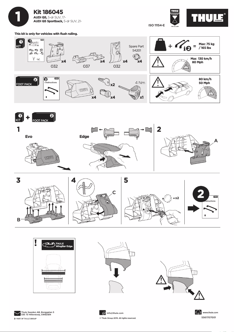 Image de la première page du manuel de l'appareil Kit 186045