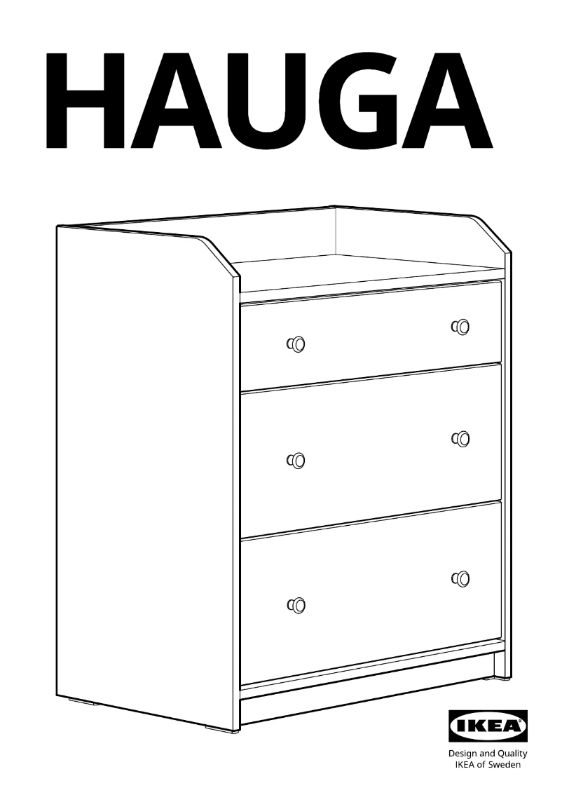 Página 1 del manual Manual de usuario Ikea HAUGA 604.072.90