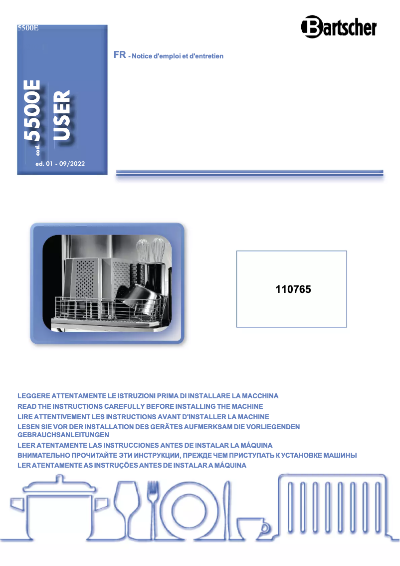 Image de la première page du manuel de l'appareil TS 665 R