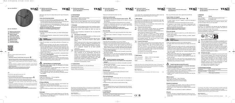 Imagen de la primera página del manual del dispositivo 60.3070.01