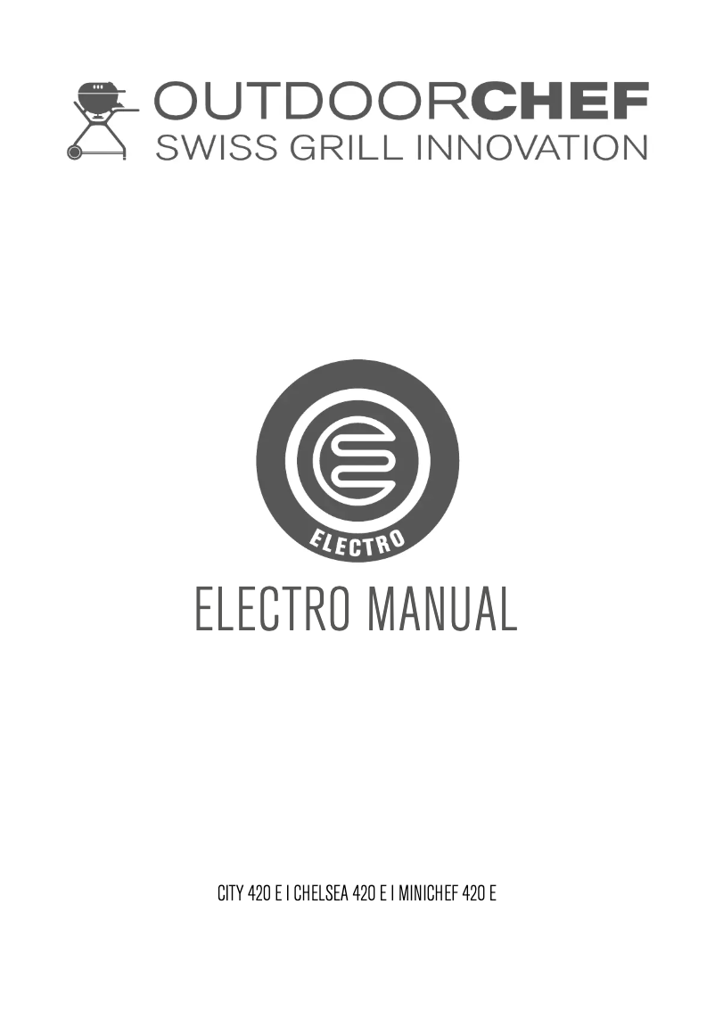 Page 1 de la notice Manuel utilisateur Outdoorchef Chelsea 420 E