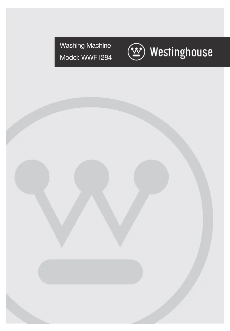 Page 1 de la notice Manuel utilisateur Westinghouse WWF1284