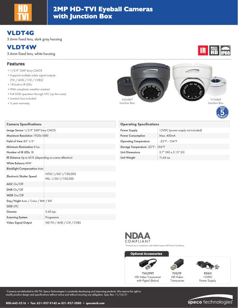 Image de la première page du manuel de l'appareil VLDT4W