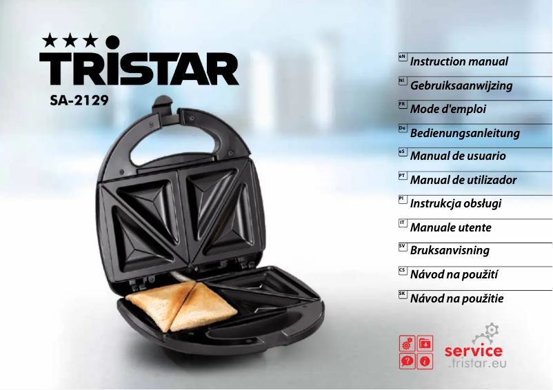 Page 1 de la notice Manuel utilisateur TriStar SA-2129