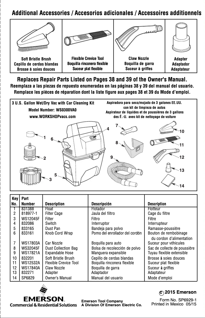 Página 1 del manual Manual de usuario Workshop WS0301VA