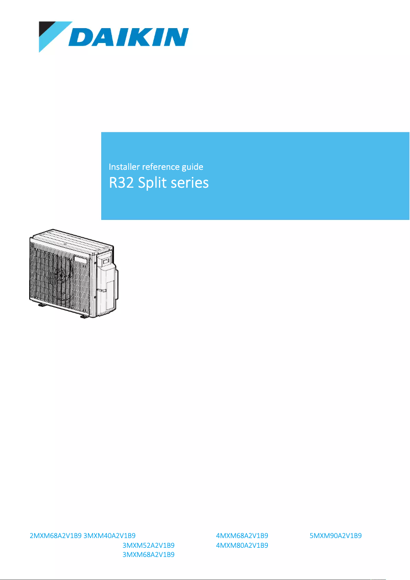 Image de la première page du manuel de l'appareil 4MXM80A2V1B9