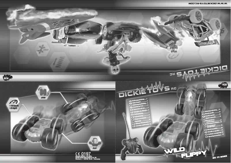 Page n°1 - Manuel utilisateur Dickie Wild Flippy
