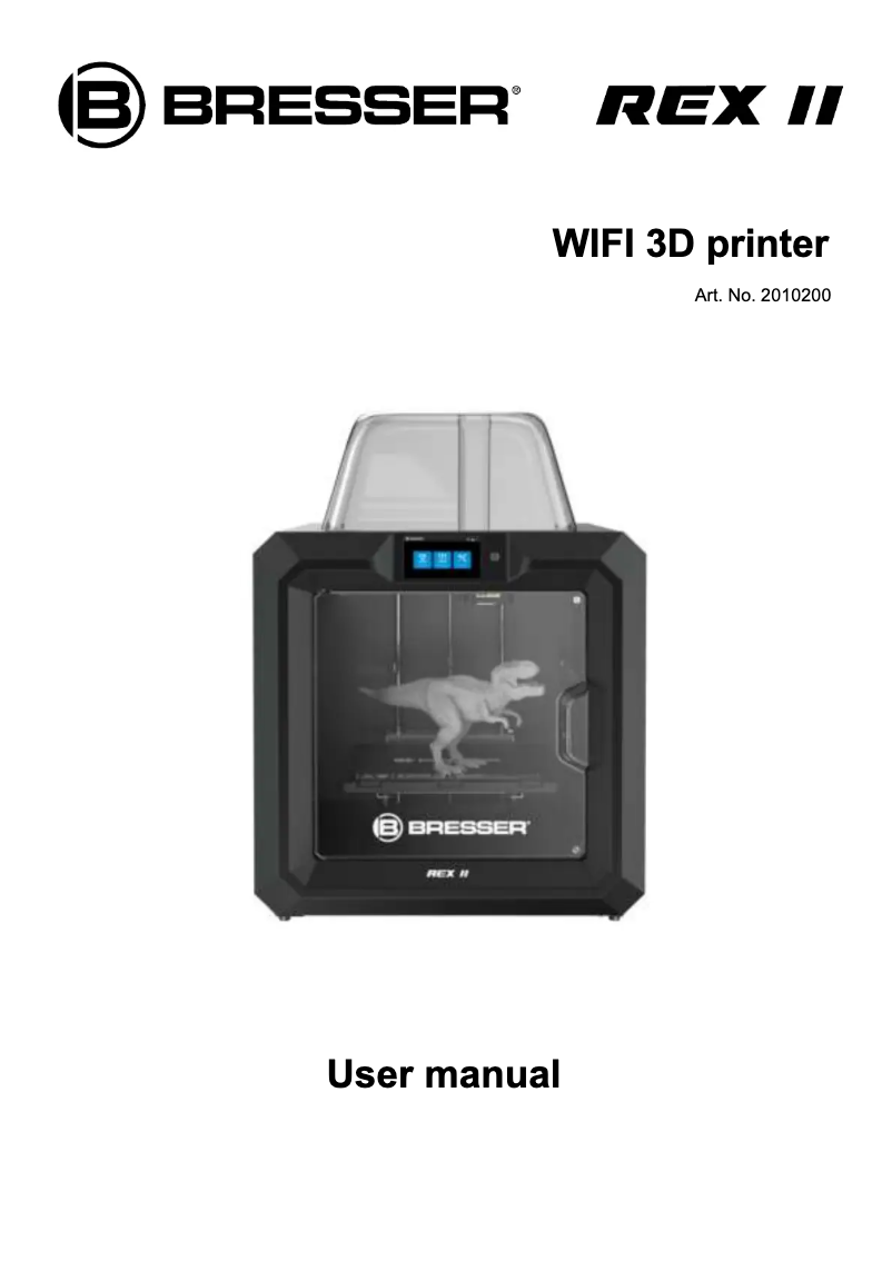 Page n°1 - Manuel utilisateur Bresser REX II