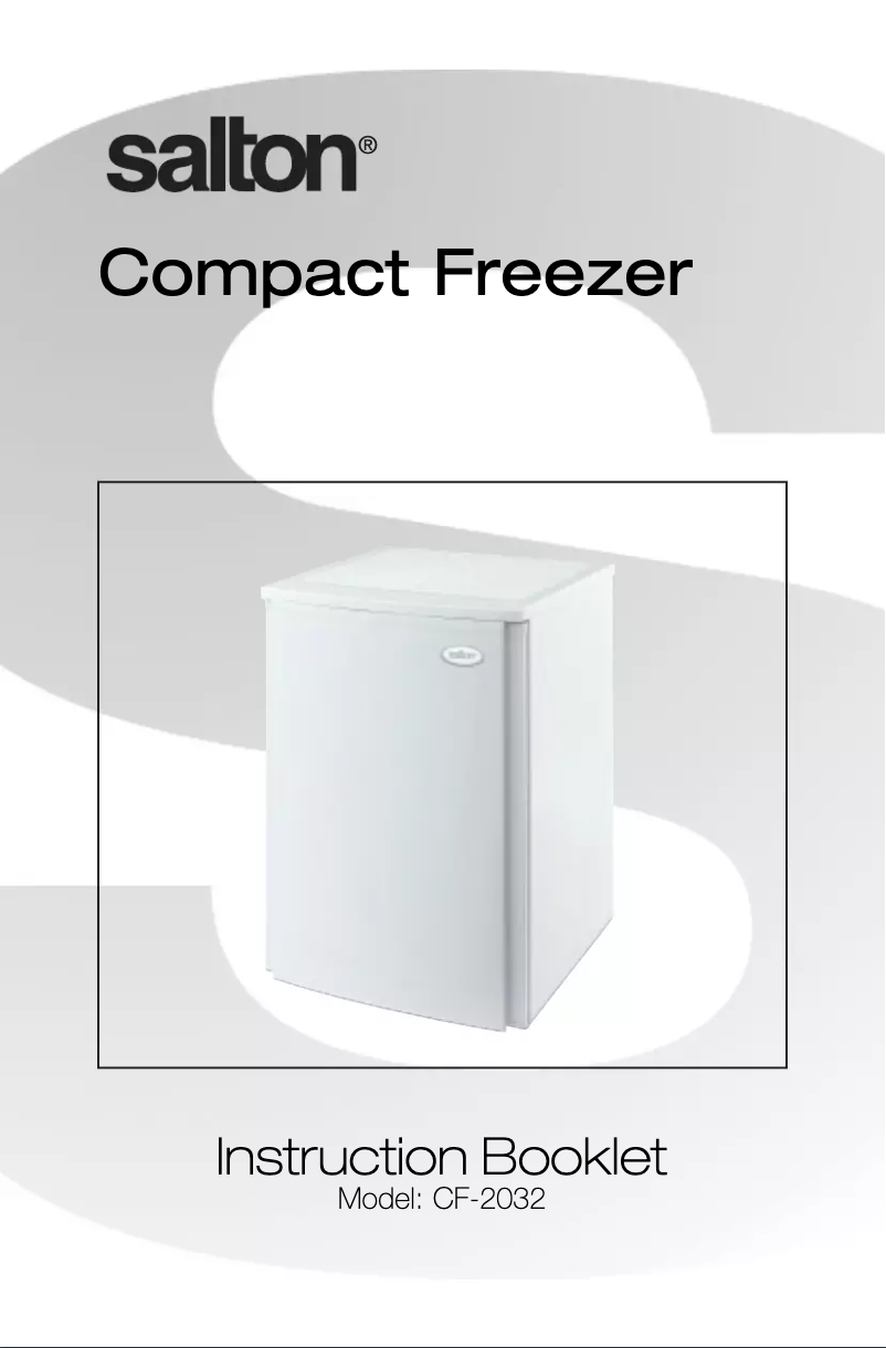 Image de la première page du manuel de l'appareil CF2032