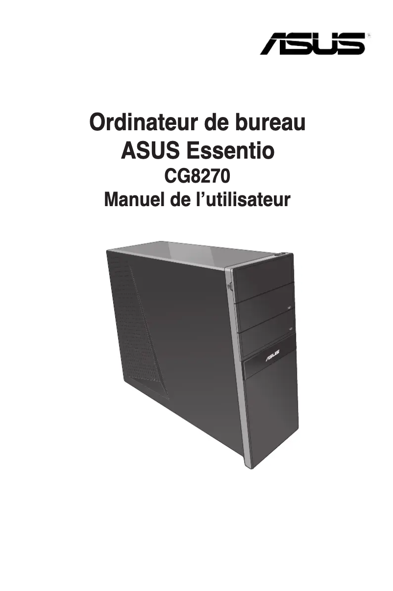 Image de la première page du manuel de l'appareil CG8270