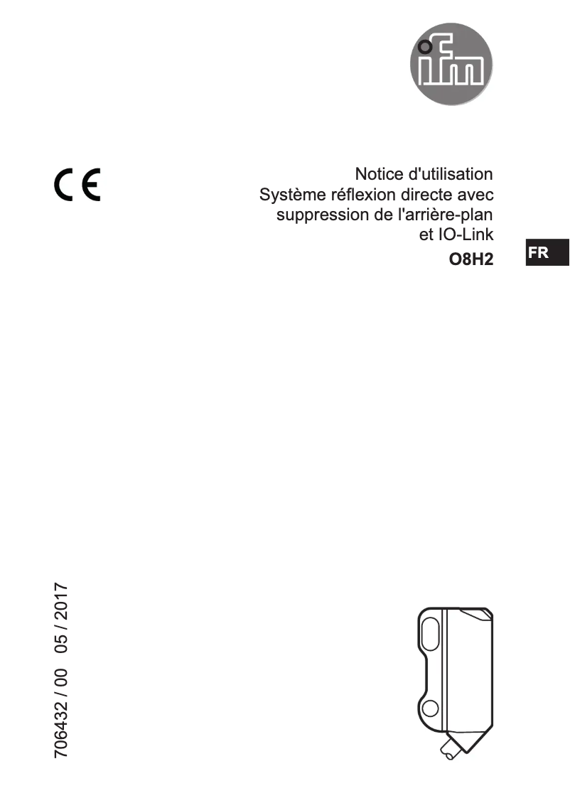 Image de la première page du manuel de l'appareil O8H219