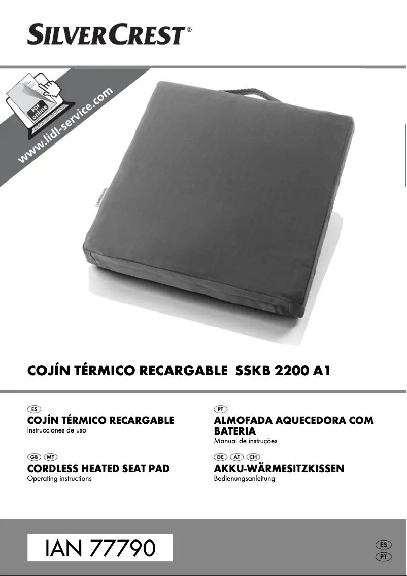 Page 1 de la notice Manuel utilisateur SilverCrest SSKB 2200 A1