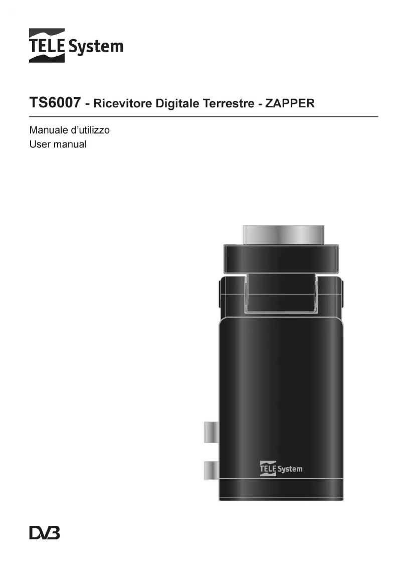 Page 1 de la notice Manuel utilisateur TELE System TS6007