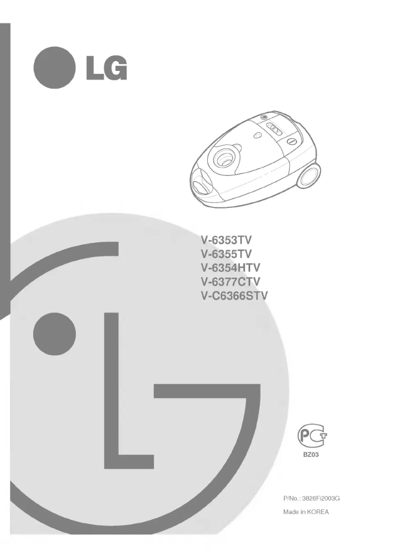 Page n°1 - Manuel utilisateur LG V-C4552ST