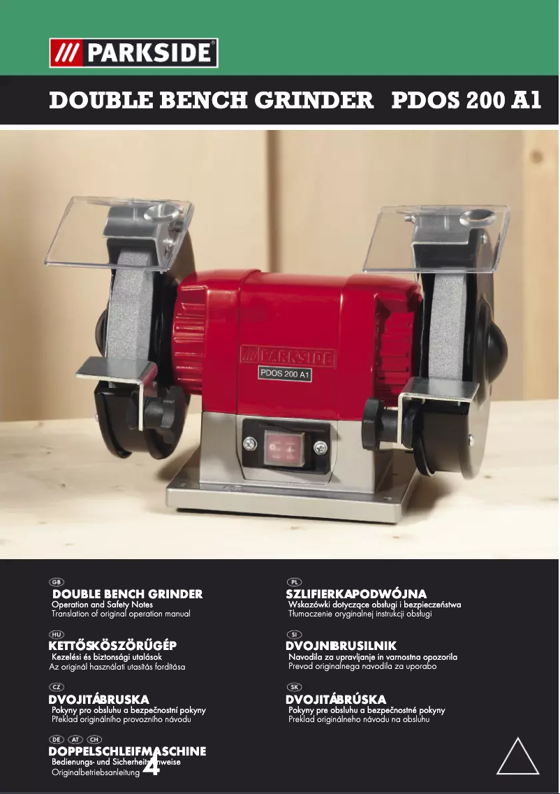 Page 1 de la notice Manuel utilisateur Parkside PDOS 200 A1