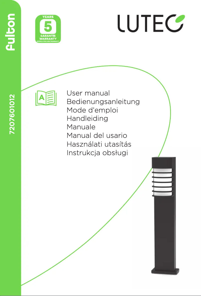Page n°1 - Manuel utilisateur Lutec Fulton